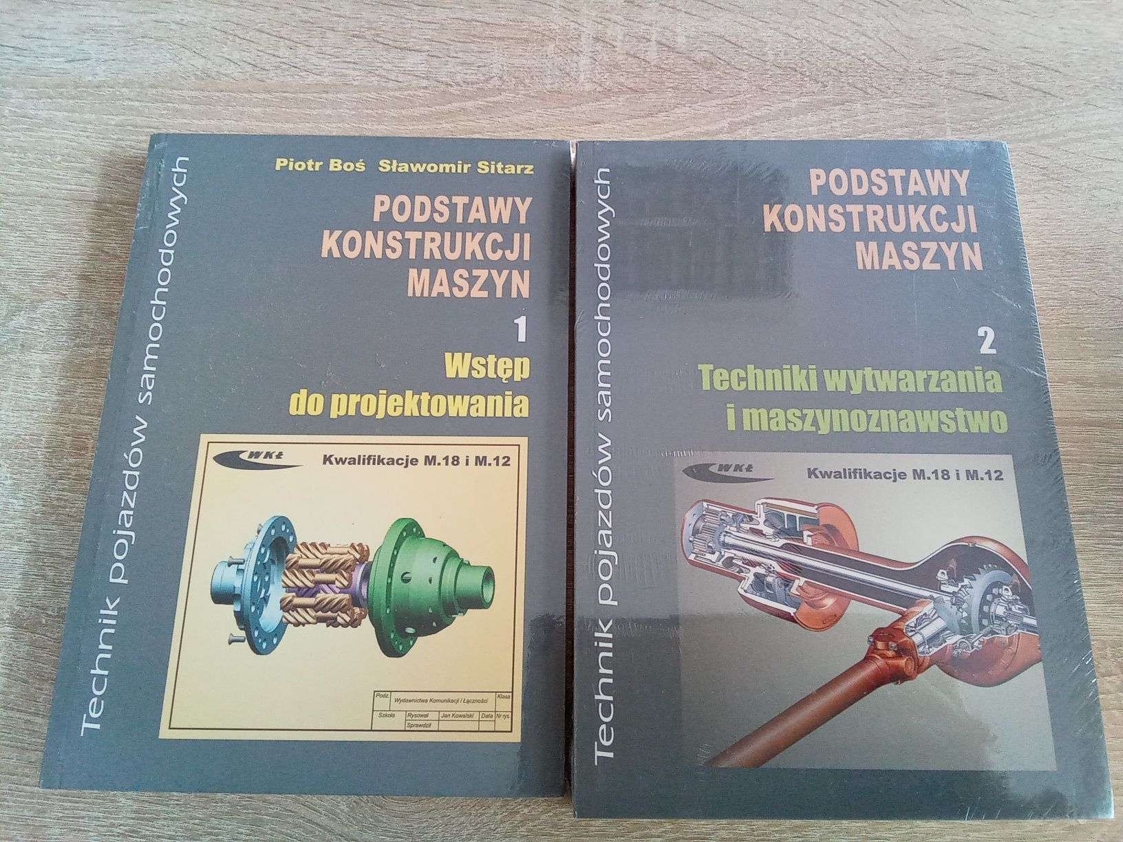 Podstawy konstrukcji maszyn 1 i 2 M.12 M.18 Boś Sitarz KN