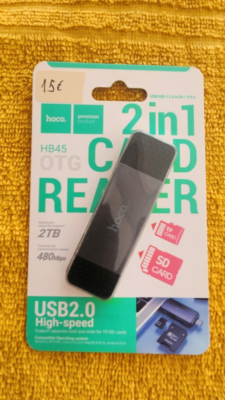 Pen de leitura de cartão de memória