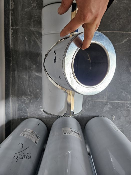 Труби для димоходу з нержавіючої сталі 304 ф130/200