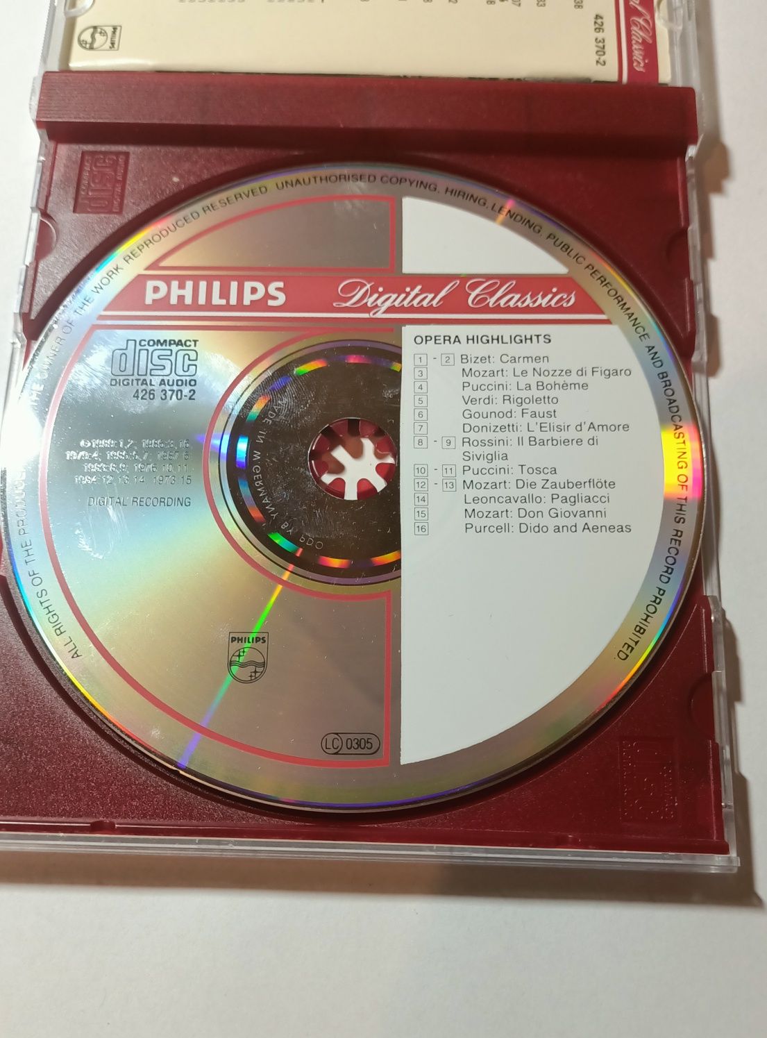 Sprzedam płytę opera Philips
