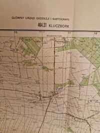 Mapa topograficzna 1:25 000 Kluczbork 464.21