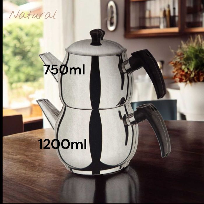 Turecki czajnik do parzenia herbaty 1200/750ml - tradycyjny