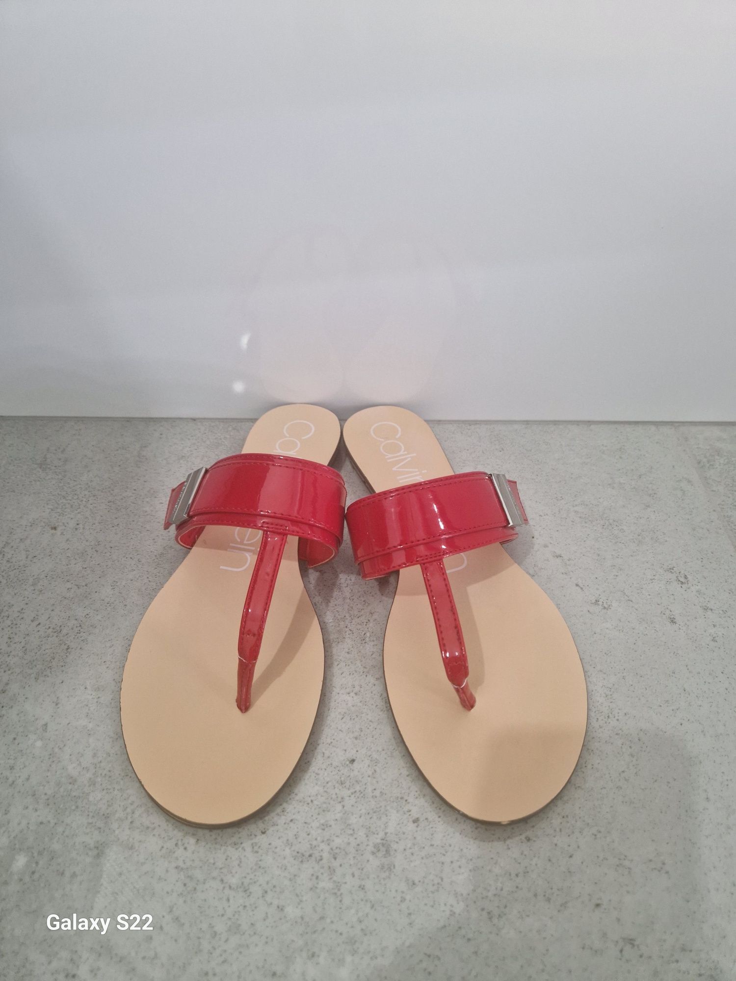 Calvin klein klapki r.39