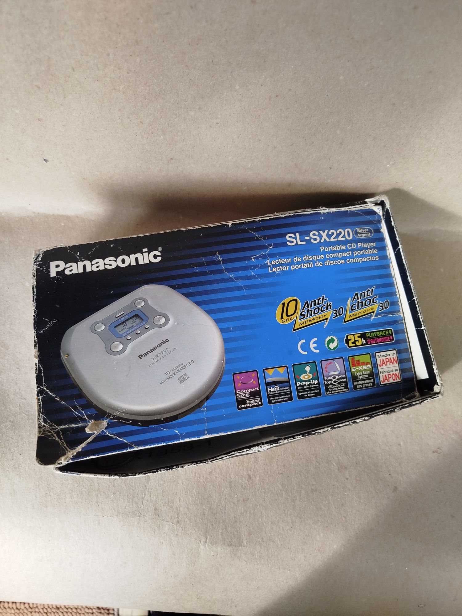 Przenośny odtwarzacz CD, Panasonic