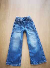 Spodnie Zara jeans dzwony 122cm