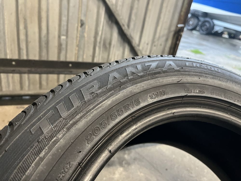 nr75 2 opony letnie 205/55/16 bridgestone