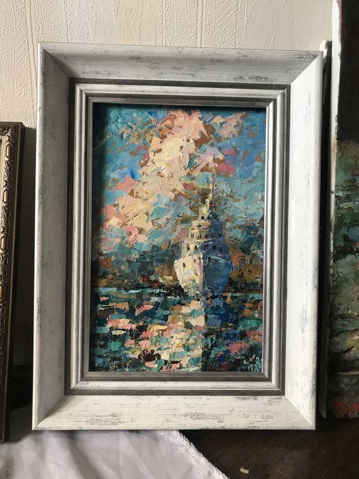 Картина маслом Цветы Квіти  Кувшинки Моне Натюрморт Розы