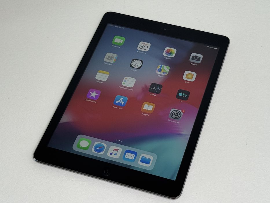iPad Air (A1475) - 16GB - Cellular (LTE) - pęknięty - faktura VAT 23%