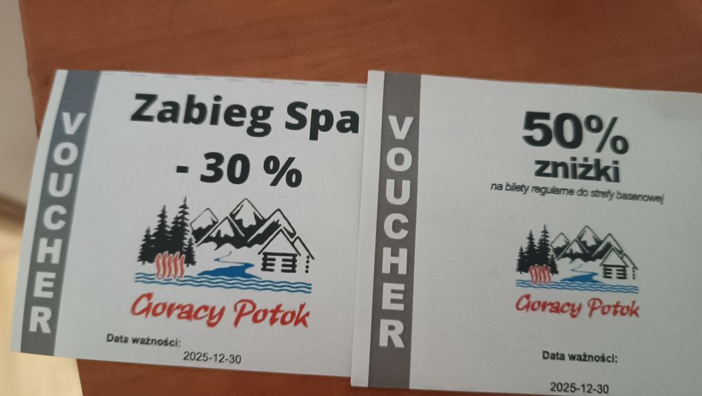 Voucher całodzienny Szaflary Gorący Potok
