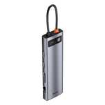 Baseus Metal Gleam 11w1 wielofunkcyjny Hub Usb Typ C - 3x Usb 3.2 Gen