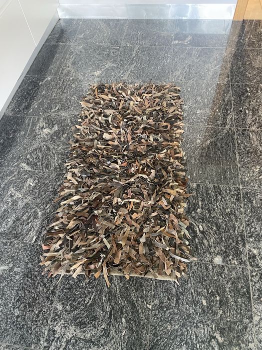 Tapetes retalhos de pele 200x140 e 100 x 60