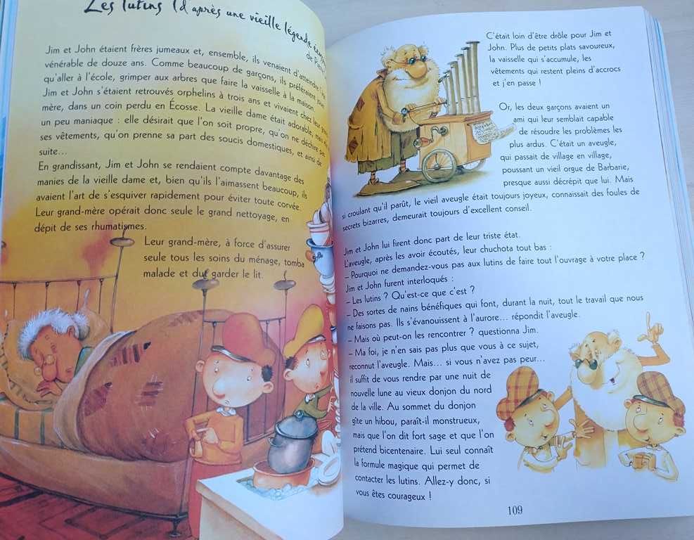 Belles histoires du soir a croquer książka francuska livre en français