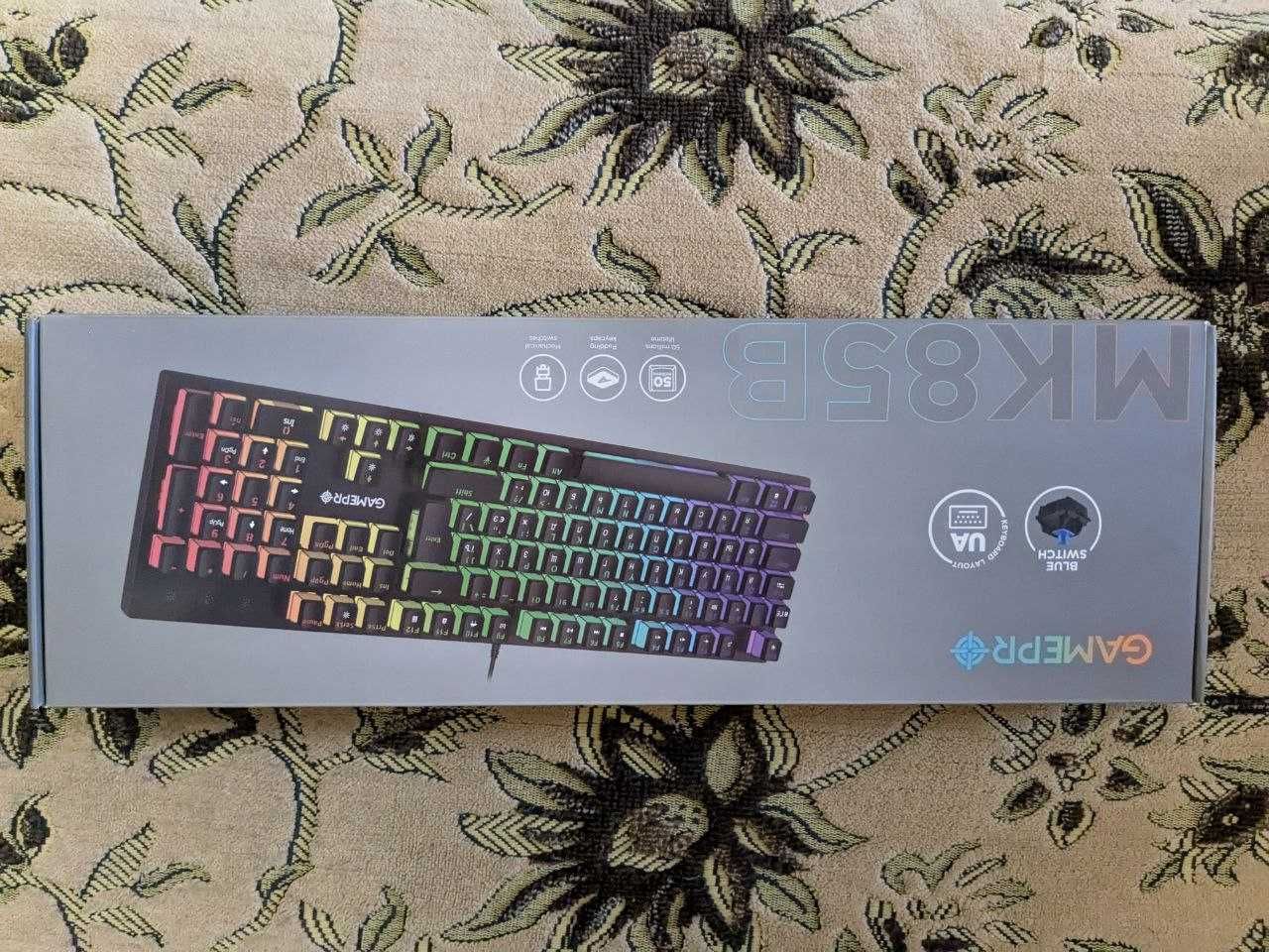 Клавіатура GAME PRO MK85B, навушники подарую