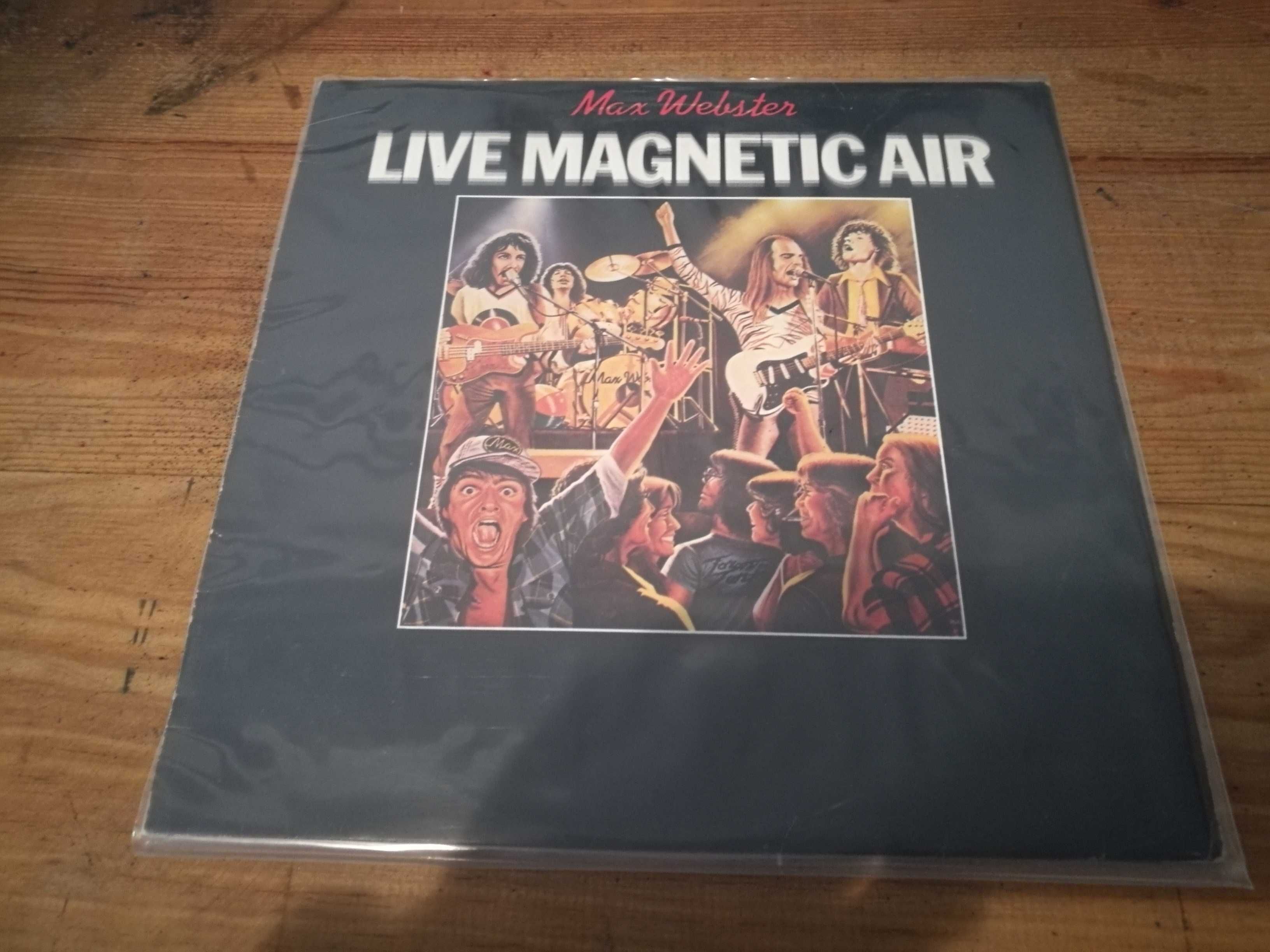 MAX WEBSTER (Hard-Rock)  - Live Magnetic Air (Ed PORT - 1975) LP