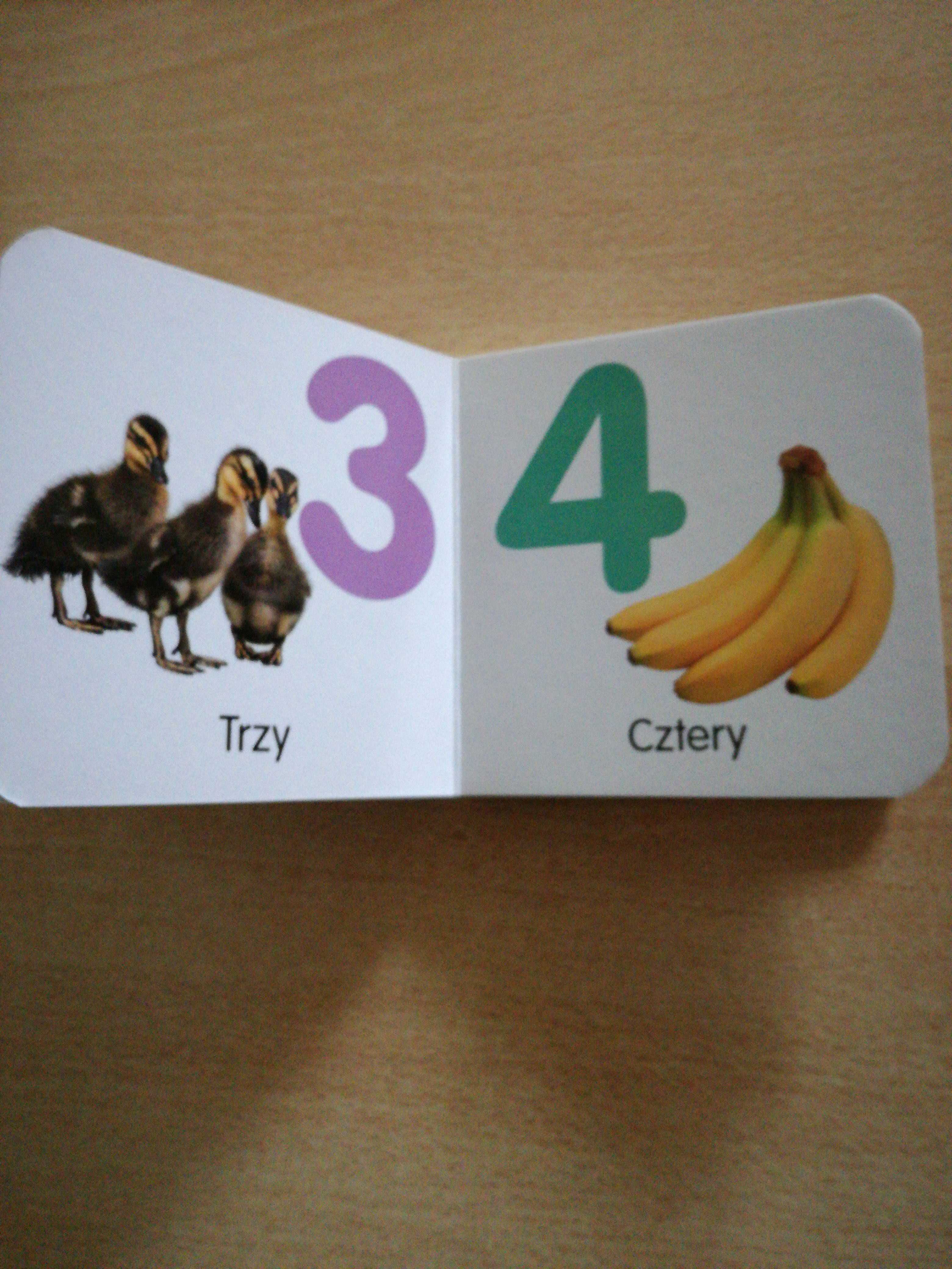 Cyferki 1,2,3 w twardej oprawie.