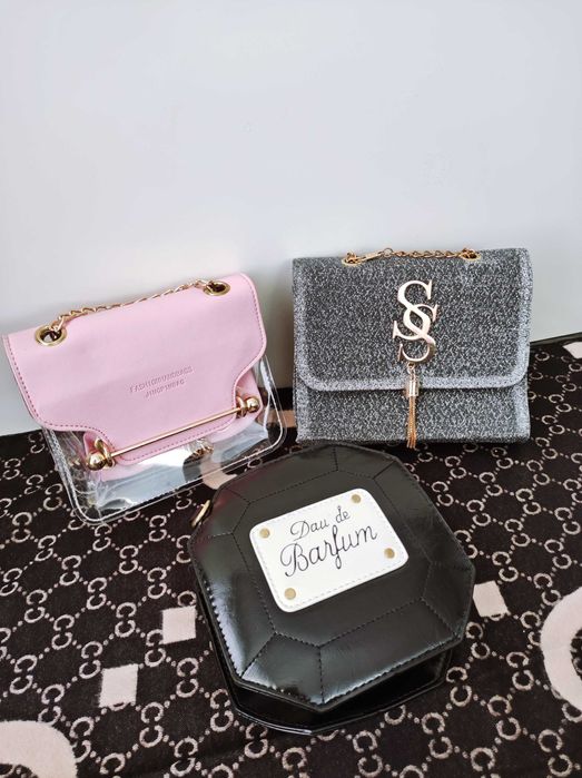 JESIEŃ ZIMA Piękna luksusowa torebka damska! Różowy, czarny. PREMIUM.