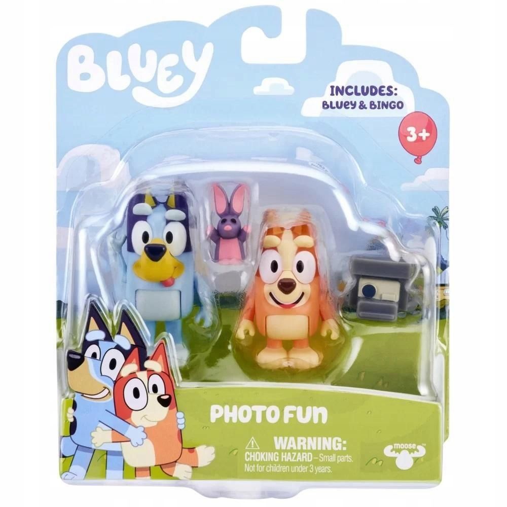 Bluey Figurka Zabawa W Fotografa 2szt, Tm Toys