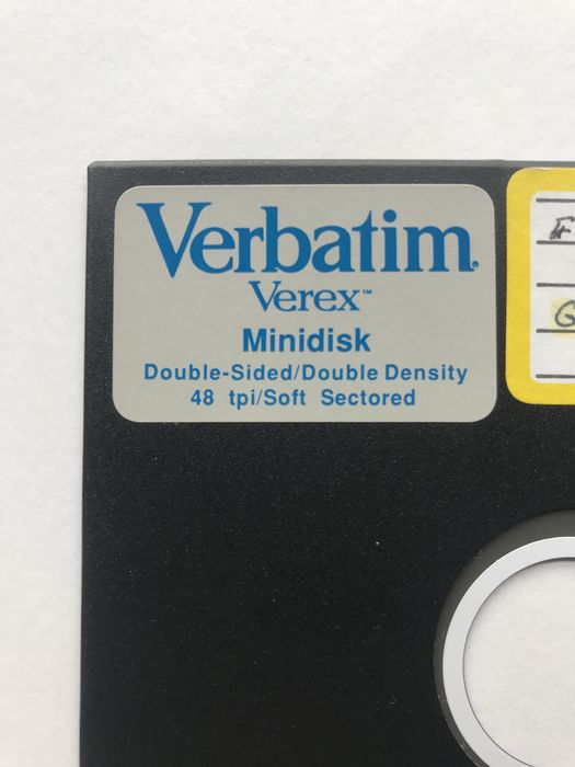 Antiga disquete Verbatim