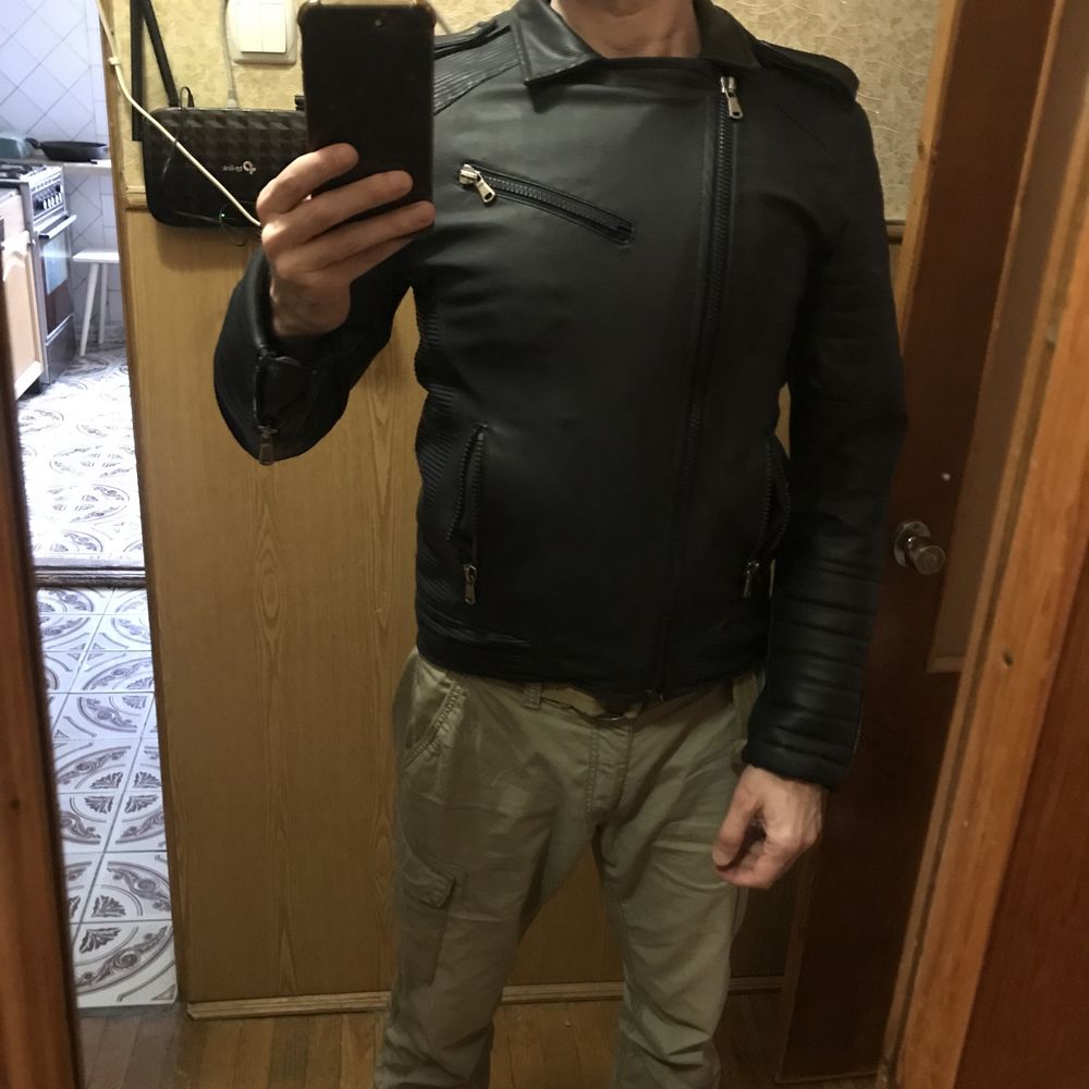 Куртка-Косуха мужская кожзам размер L