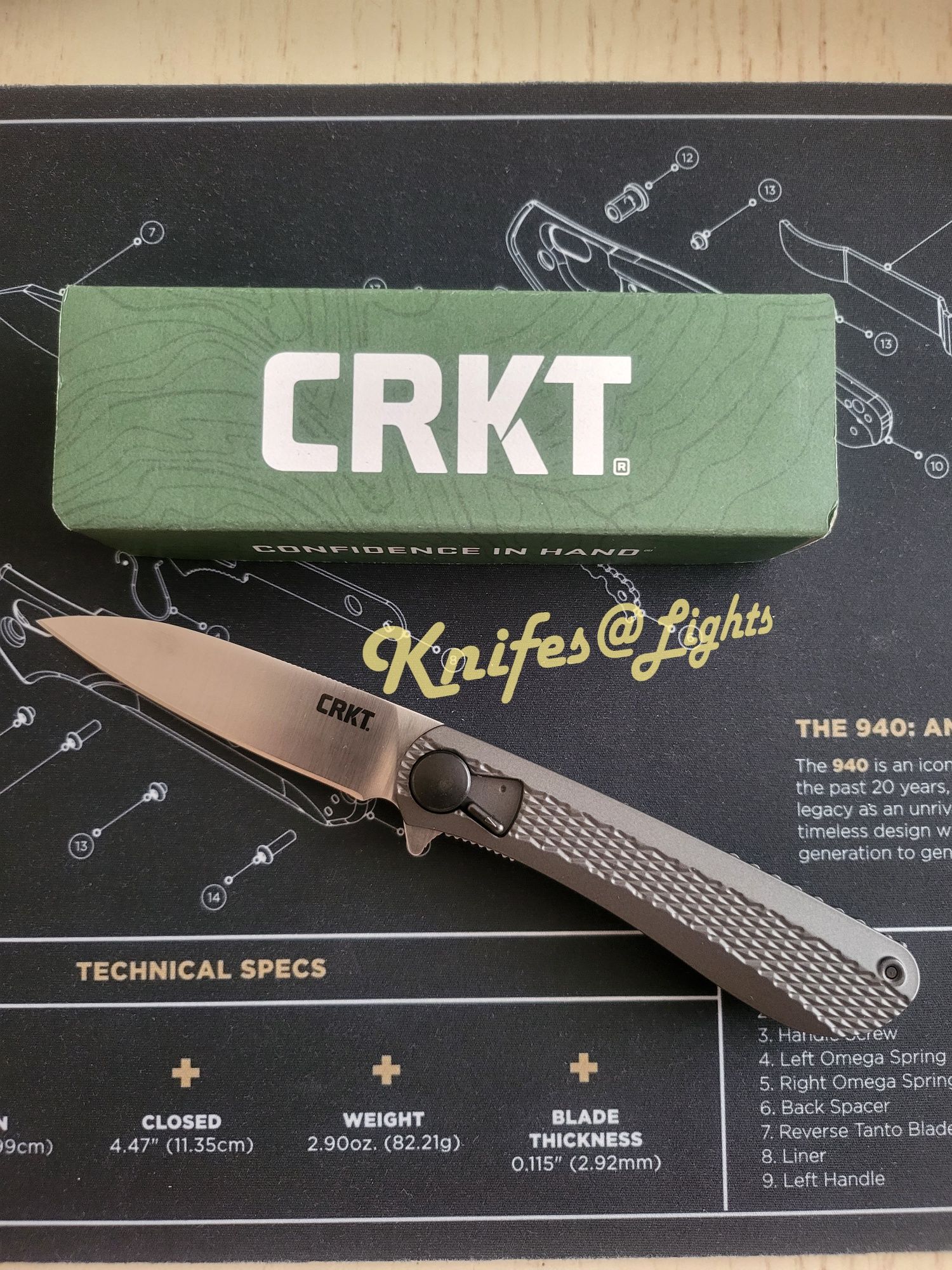 CRKT Onion Slacker, розбірний ніж