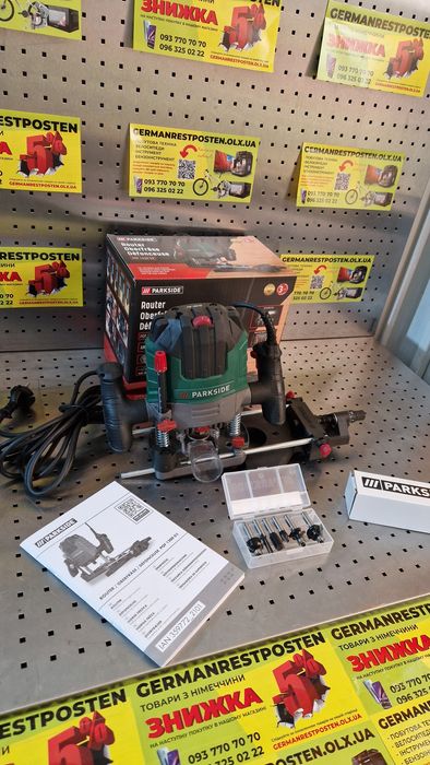 Фрезер ручний фрезерний верстат Parkside POF 1200 d3 1200 Вт