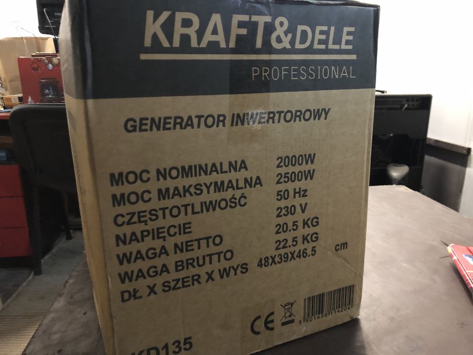 Генератор інверторний Kraft&Dele KD135