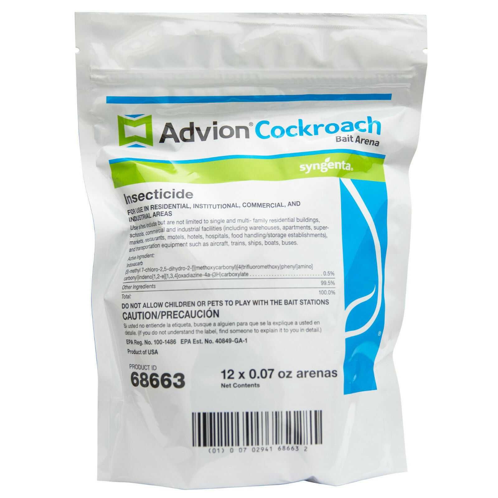 Ловушка от тараканов Advion Cockroach Gel  (Syngenta,США), 1 шт х 2 гр