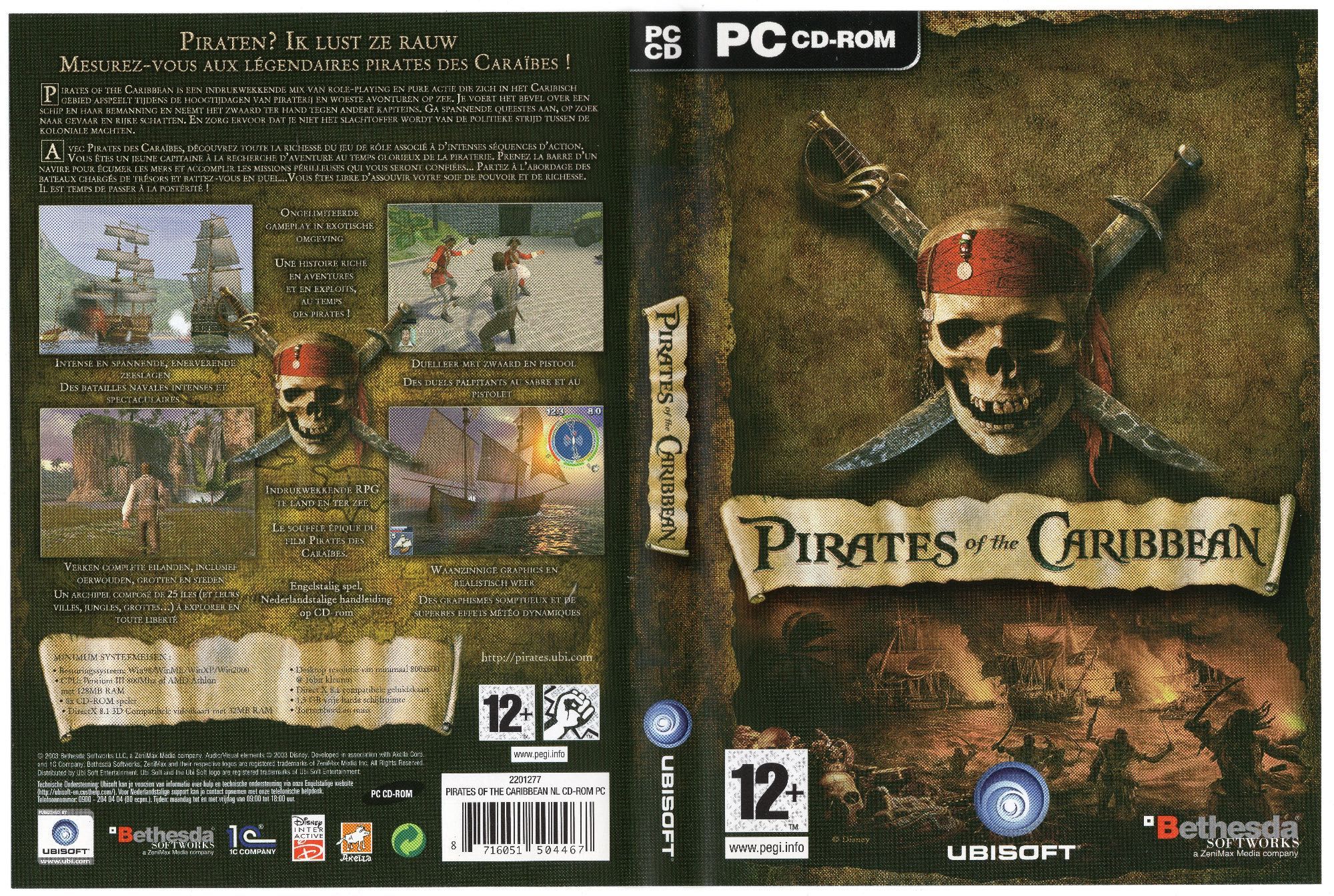 Pirates of the Caribbean PC 2CD, wersja skandynawska