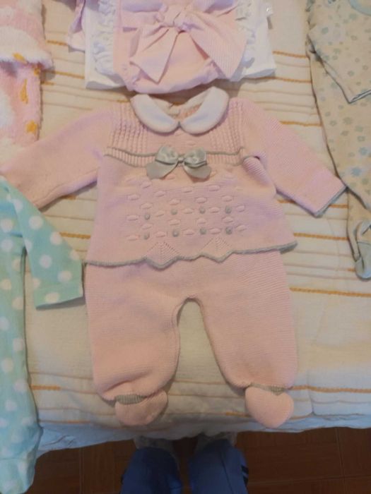 Lote 11 peças roupa bebé menina dos 0 meses aos 3 meses