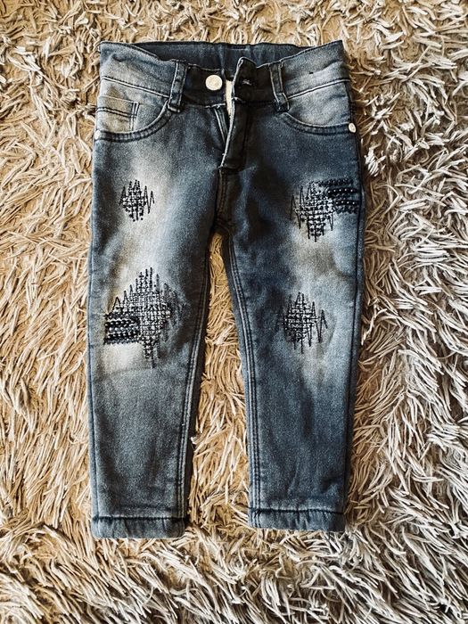 Джинсы теплые