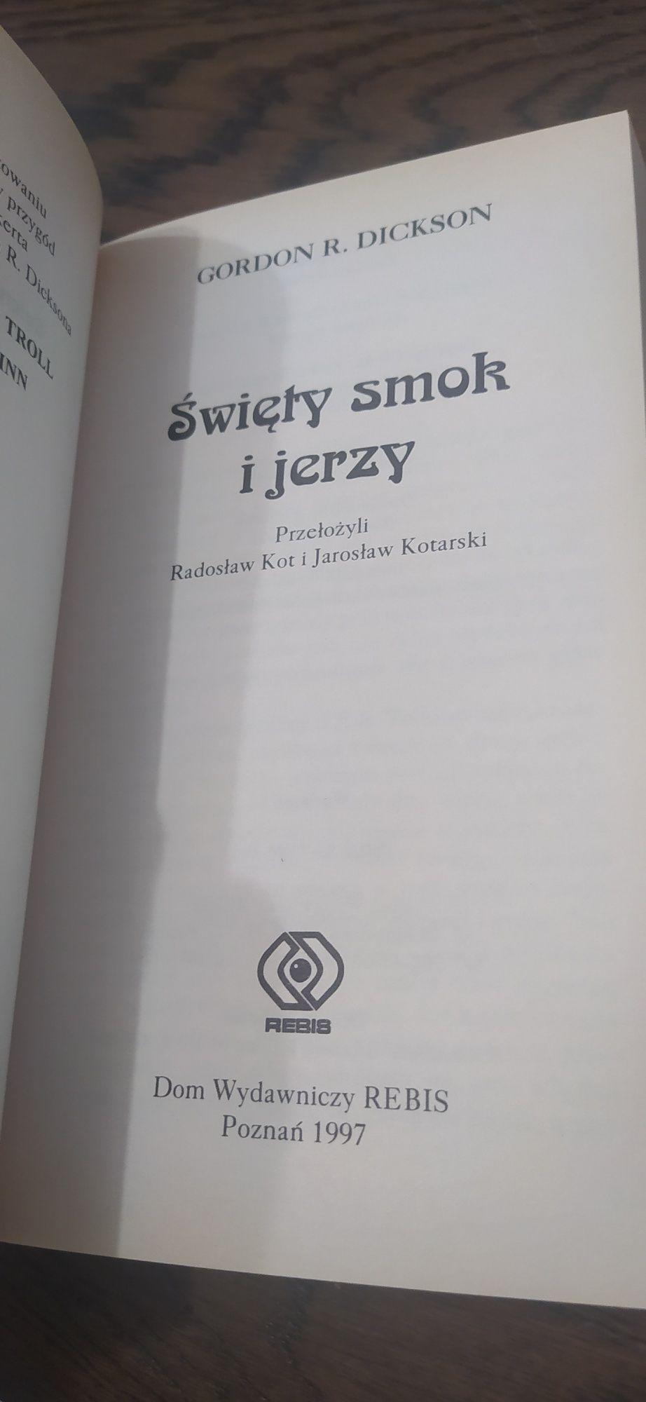 Święty smok i jerzy Gordon R. Dickson