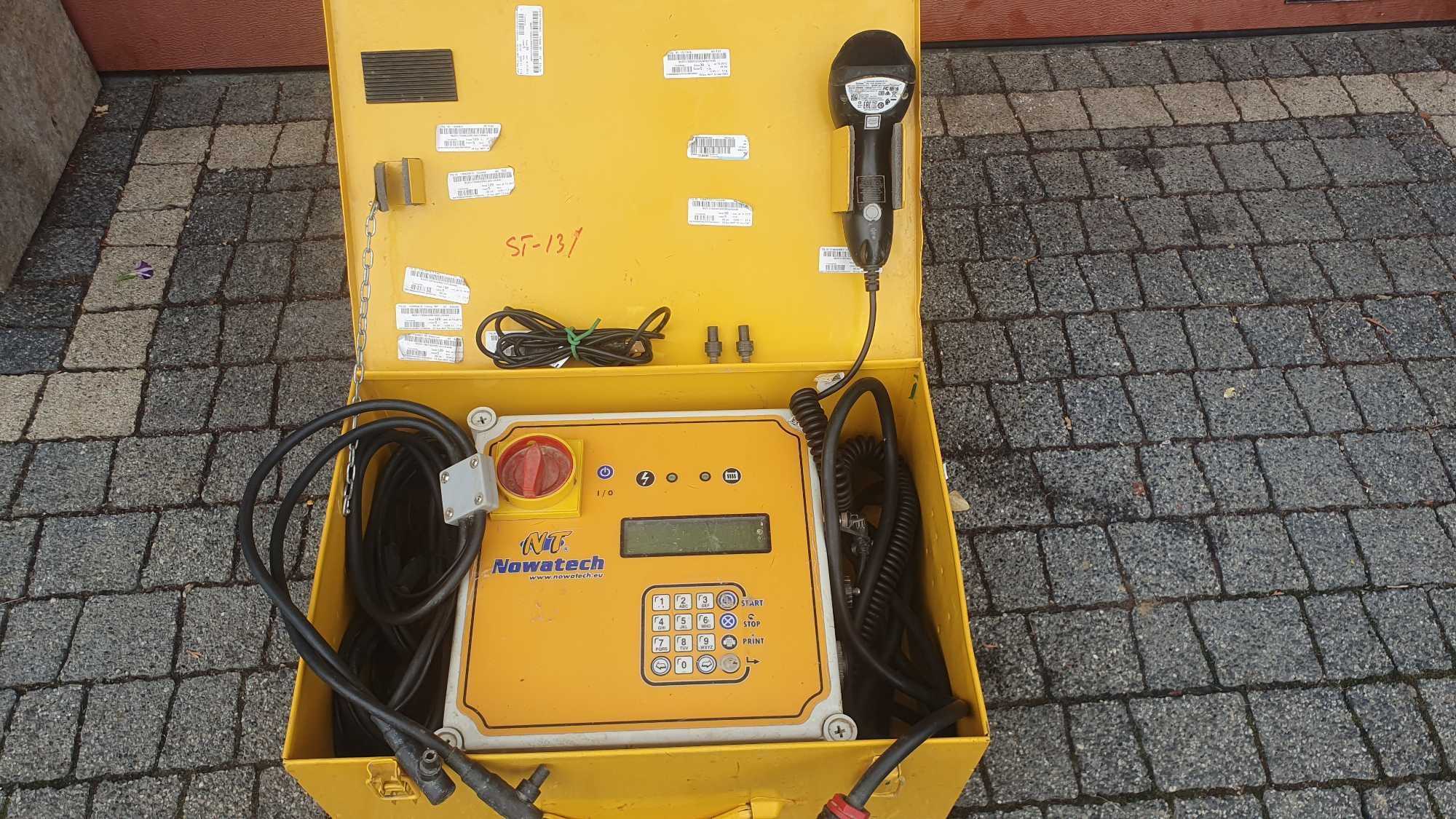 Zgrzewarka elektrooporowa ZEEN-2000 PLUS + czytnik, firmy Nowatech.