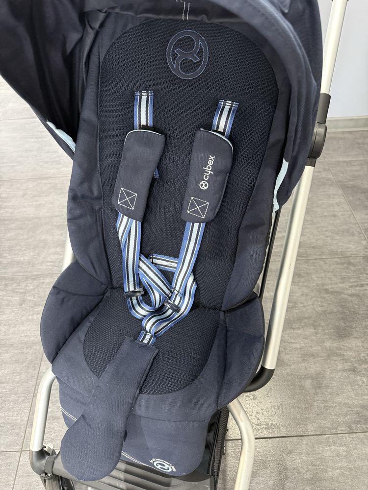 Wozek spacerowy cybex eezy s twist plus 2 ocean blue srebrna rama