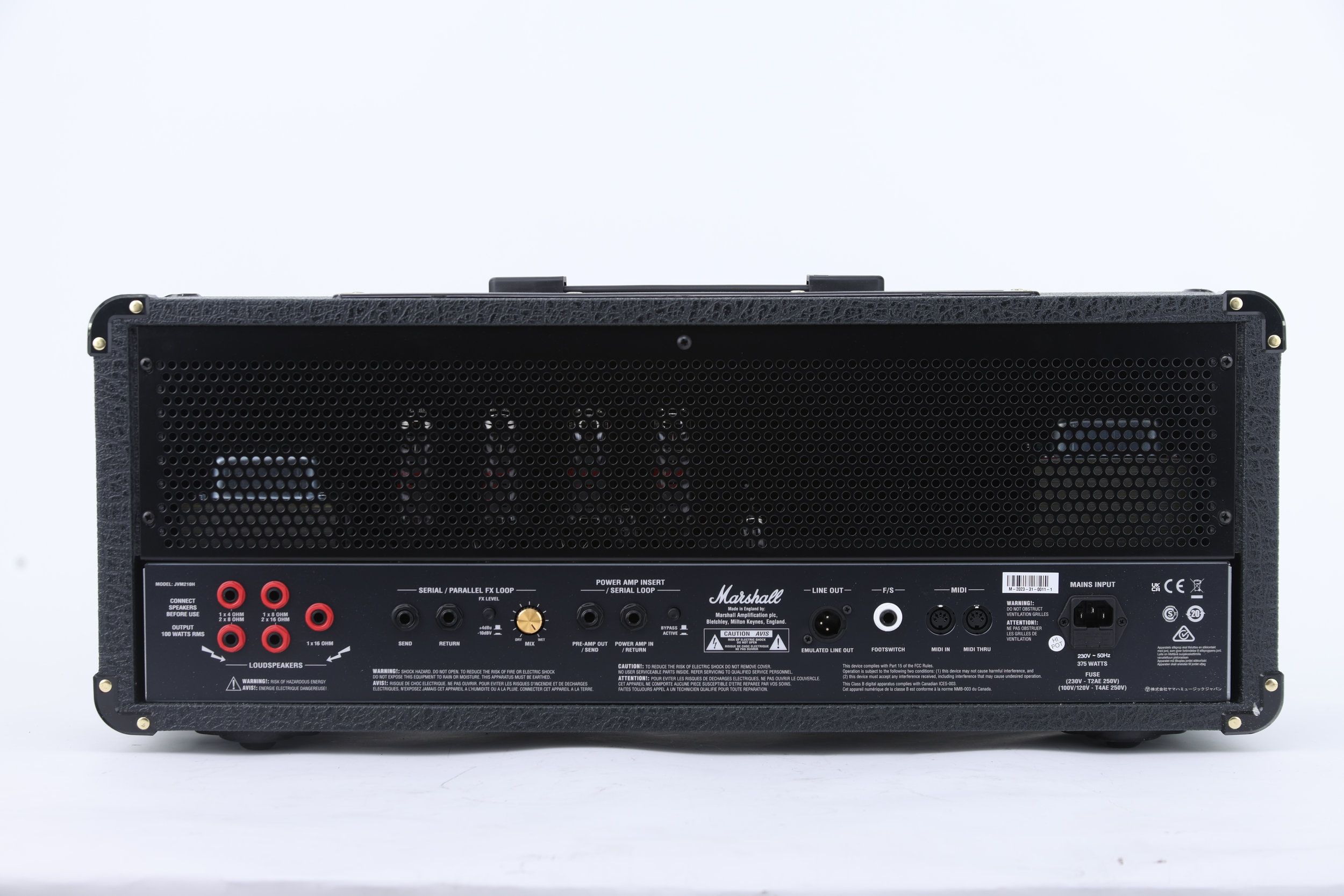 Marshall JVM 210H wzmacniacz lampowy head 100W