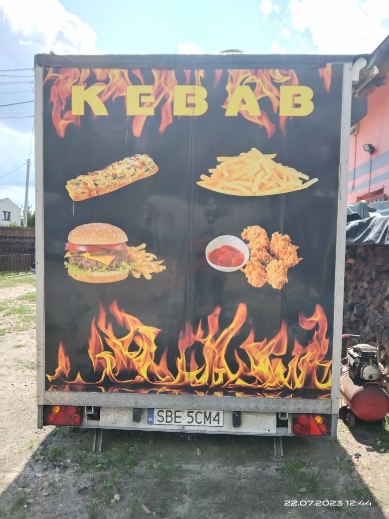 Przyczepa gastronomiczna Kebab Frytki zapiekanka