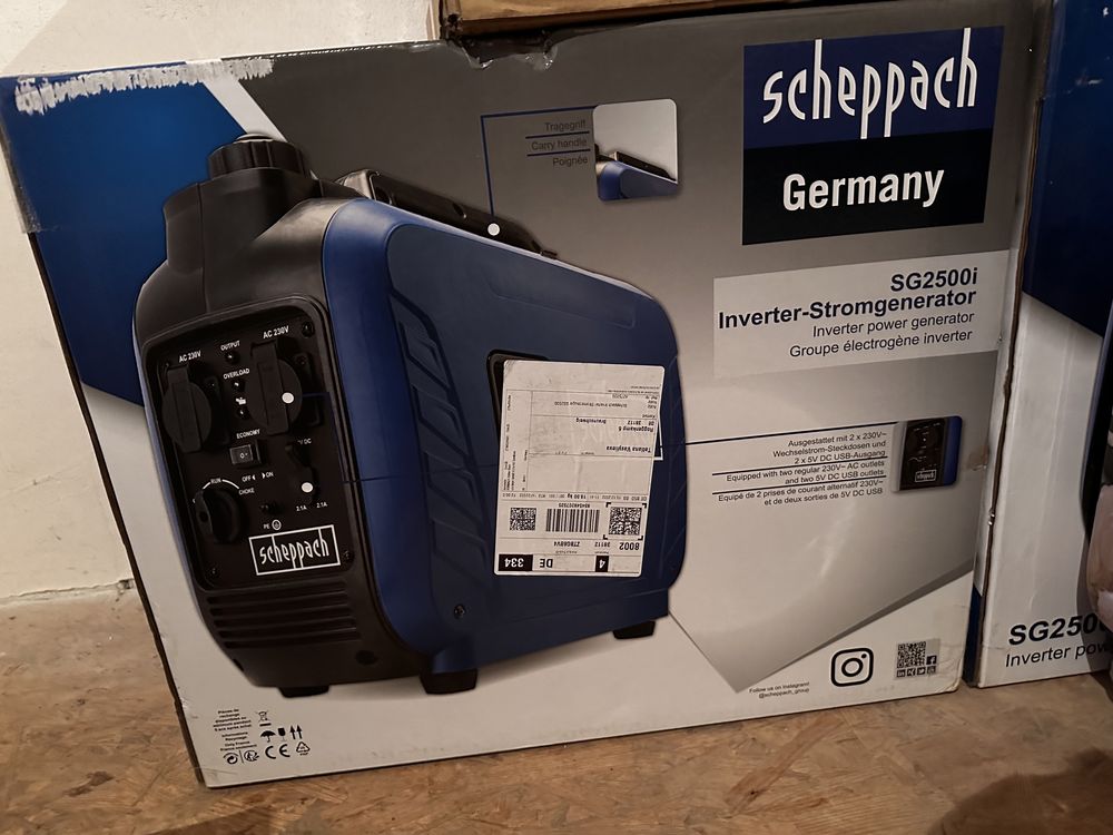 Генератор инверторный Scheppach SG2500i оригінал Німеччина Германия