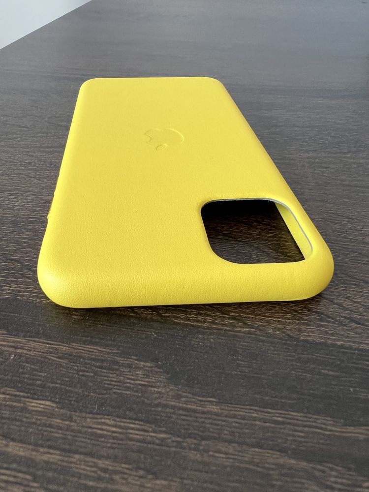 Etui skórzane Apple 11 Pro Max Meyer Lemon - oryginalne