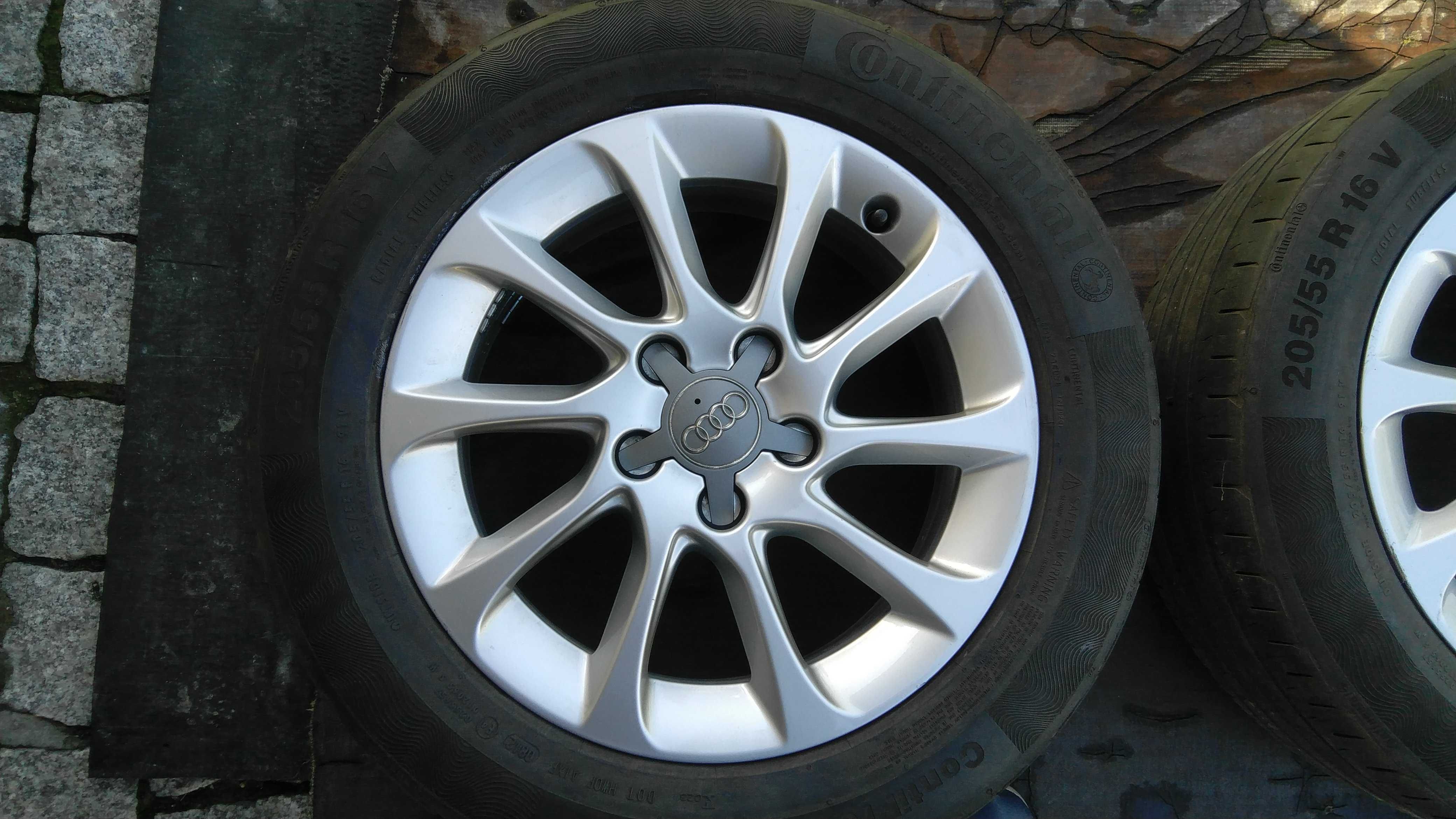 Koła felgi alufelgi 16" 5x112 oryginał Audi z oponami