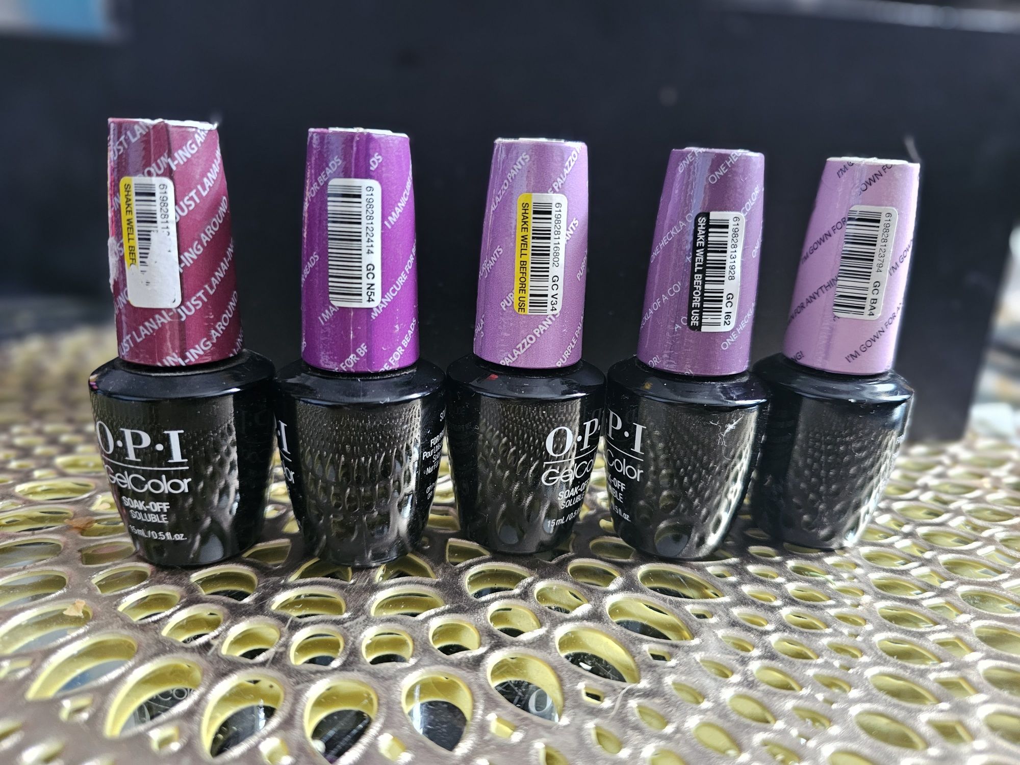 Opi lakiery hybrydowe 5 szt zestaw kolorów hybrydy
