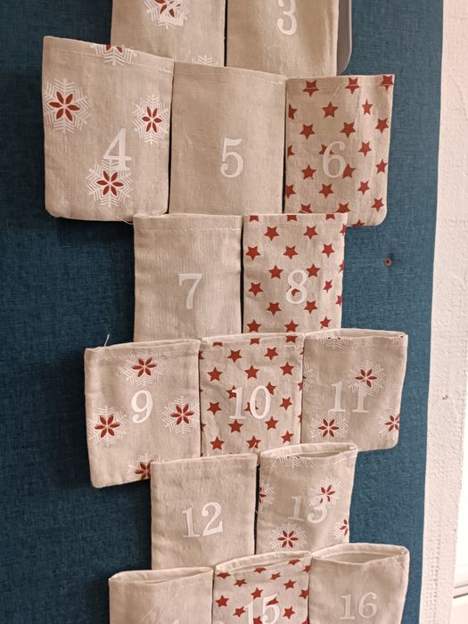 Адвент календар тканинний