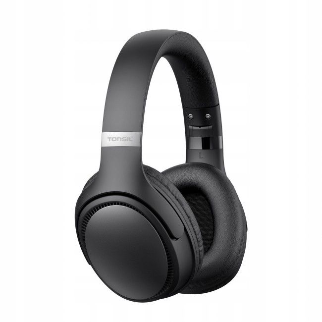 Słuchawki Tonsil R35bt Czarne Bezprzewodowe Nauszne Bluetooth 5.3