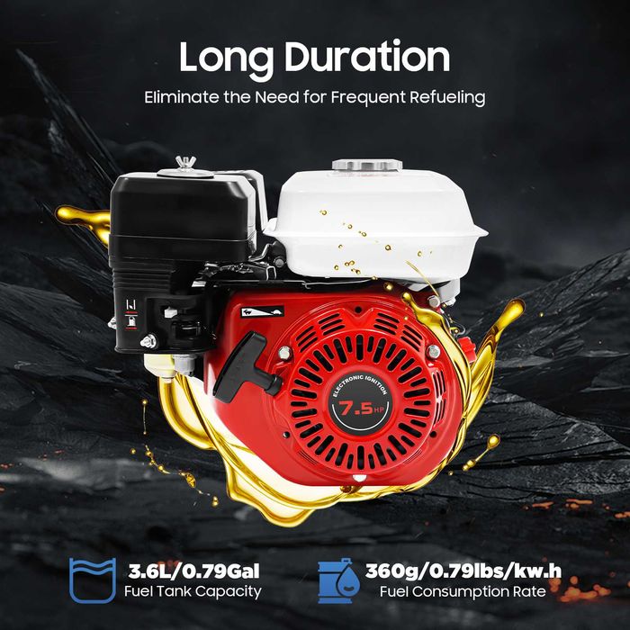 Motor 4 tempos 212cc OHV