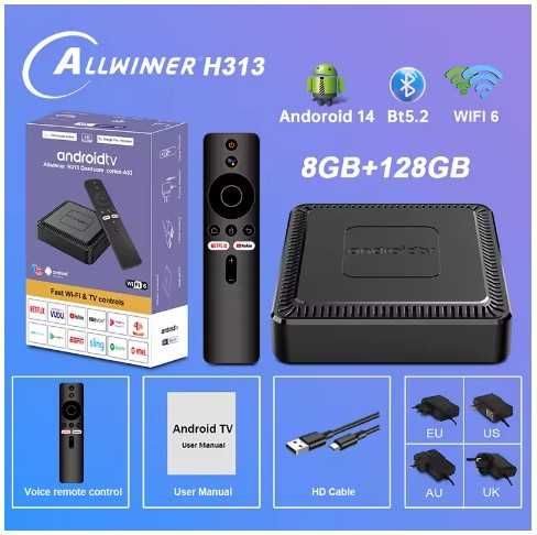 Smart TV Box Android 14