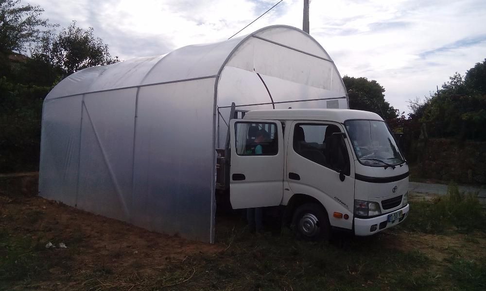 Garagem auto Estufa Armazém secagem de lenha