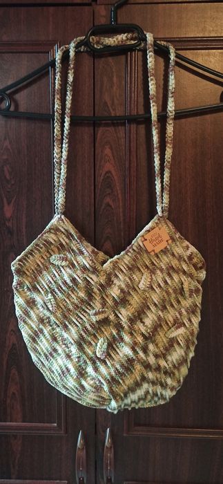 Ręcznie robiona torebka na ramię – 100% handmade