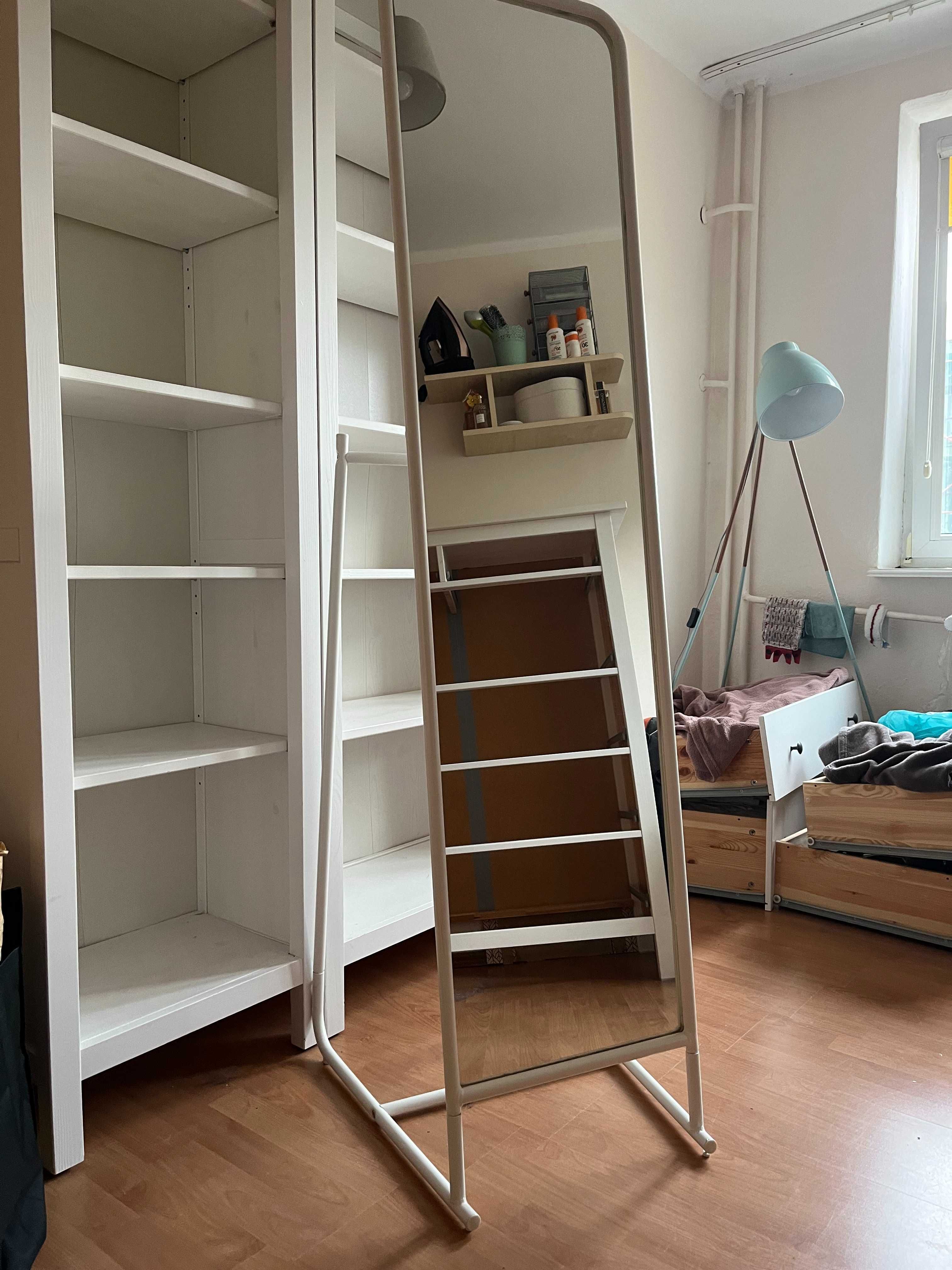 IKEA KNAPPER Lustro stojące, biały, 48x160 cm