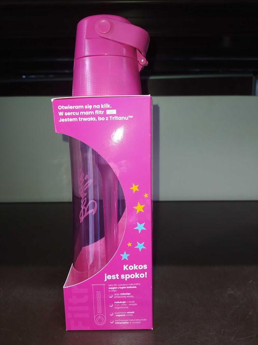 butelka filtrująca wodę dafi barbie różowa dziewczyn dziewczynek0m7