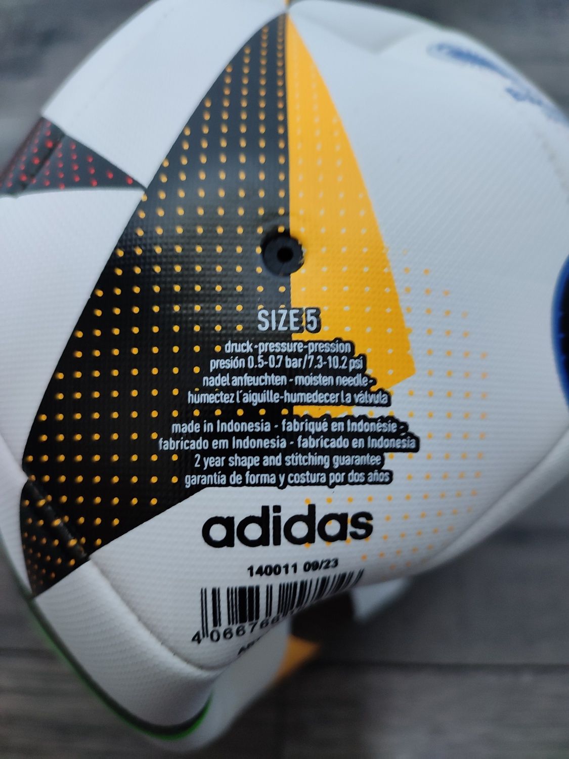 Piłka Nożna Adidas Mistrzostwa Euro Niemcy Treningowa 5