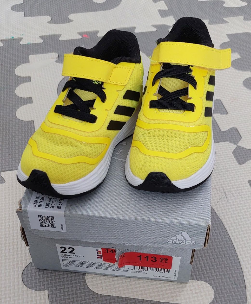 Buty sportowe dziecięce, adidasy, rozmiar 22