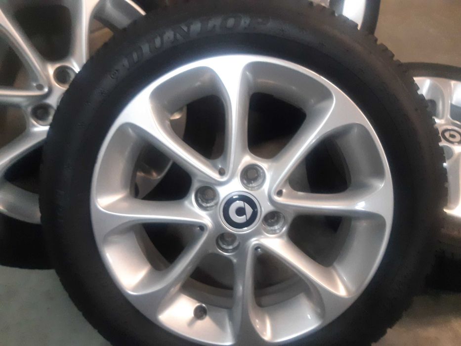 Koła zima 15  Renault Twingo III Smart Forfour   4x100 czujniki